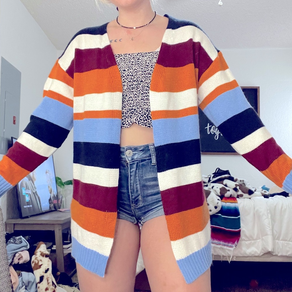 Striped Cardigan
